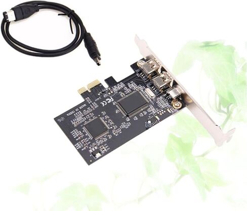 Pcie to 1394 Expansion Card with 3 External Ports and Cable in Kuwait