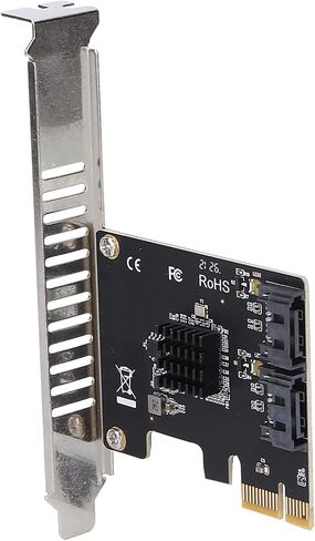 Pissente PCIE to 2 Port 6Gbps Adapter Card, Hot Swappable in Kuwait
