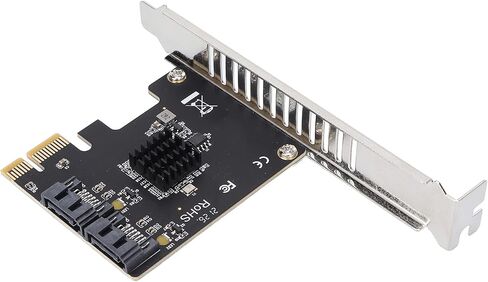 Pissente PCIE to 2 Port 6Gbps Adapter Card, Hot Swappable in Kuwait