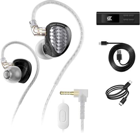 KZ Starbit IEM for FPS Gaming Earbuds with Mic, 1DD+1BA in-Ear Monitor in Kuwait