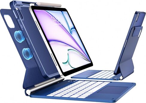 Magic for iPad Air 11 M4/M3/M2 10.9 5th/4th,A16 11th/10th Gen Case Keyboard in Kuwait