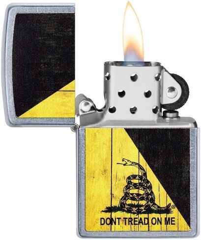Zippo Don't Tread on Me Street Chrome Pocket Lighter in Kuwait