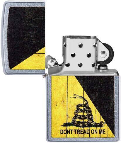 Zippo Don't Tread on Me Street Chrome Pocket Lighter in Kuwait