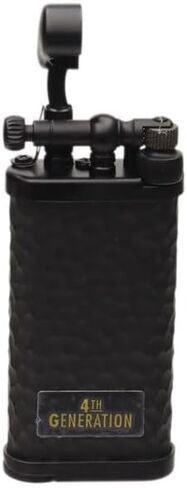 4th Generation IM Corona Old Boy Butane Soft Flame Lighter with Adjustable Flame - Black Perique in Kuwait