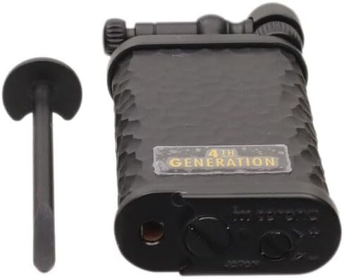 4th Generation IM Corona Old Boy Butane Soft Flame Lighter with Adjustable Flame - Black Perique in Kuwait