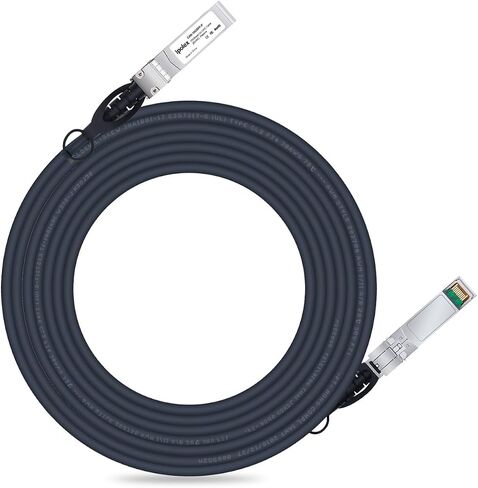 ipolex 10G SFP+ Twinax Cable, Direct Attach Copper(DAC) Passive Cable, 7m (22.97ft), for Cisco SFP-H10GB-CU7M, Meraki, Ubiquiti, Mikrotik, Intel, Fortinet, Netgear, D-Link, Supermicro, TP-Link in Kuwait