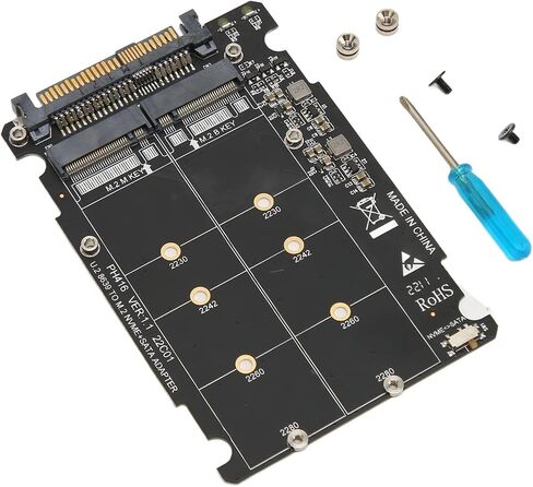 Pissente NVMe U.2 to Combo M.2 PCIe SSD Adapter, 40Gbps in Kuwait