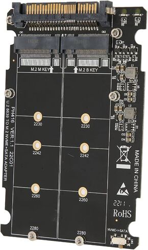 Pissente NVMe U.2 to Combo M.2 PCIe SSD Adapter, 40Gbps in Kuwait