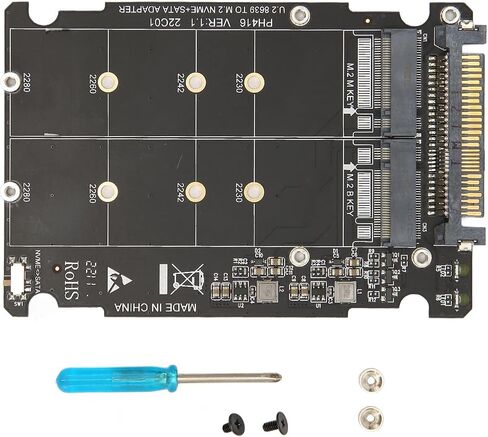 Pissente NVMe U.2 to Combo M.2 PCIe SSD Adapter, 40Gbps in Kuwait