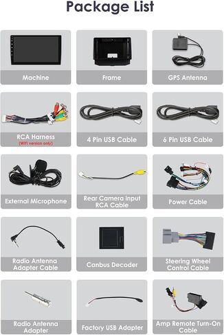 Android 14 Car Radio Stereo for Ford Fiesta (2009-2016), 2+64GB GPS Navigation Head Unit 9 inch 1280 * 720 Touchscreen with Carplay/Android Auto Bluetooth DSP SWC TPMS WiFi USB in Kuwait
