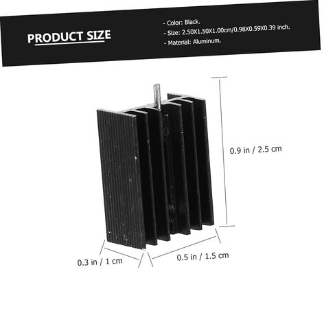 10pcs Aluminum Heat Sink Fin to Cooler Voltage Regulator Cooling Plate in Kuwait