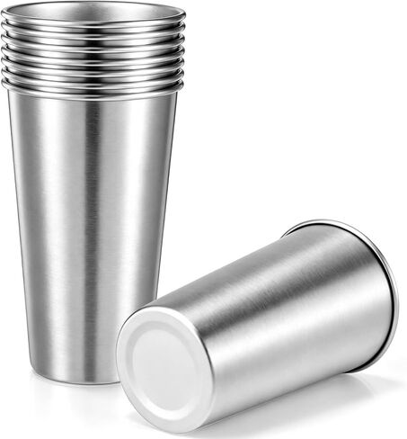 8 Pack 24 oz Stainless Steel Pint Cup in Kuwait