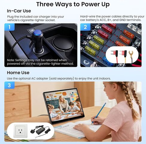 XTRONS 14" Android 13 Headrest Monitor Snapdragon 662 4GB 64GB HDMI for Car in Kuwait