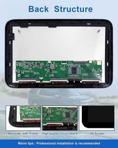 85100044 12.6" OEM Headrest Touch Screen LCD Display Replacement for 2021-2024 Cadillac Escalade, 2021-2023 GMC Yukon XL Chevy Suburban Tahoe, Rear Seat Entertainment TV DVD Monitor 84824745 86786028 in Kuwait