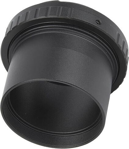 Telescope Lens Adapter Ring, High Accuracy, Suitable for 2 Inch Telescopes, Black Aluminum Alloy for Mount Cameras in Kuwait