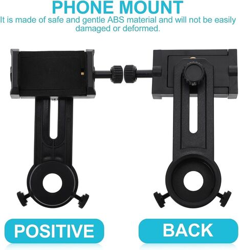Monocular Photography Adapter for Mobile Phones and Binoculars, Black in Kuwait