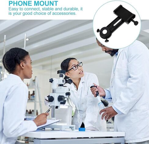 Monocular Photography Adapter for Mobile Phones and Binoculars, Black in Kuwait