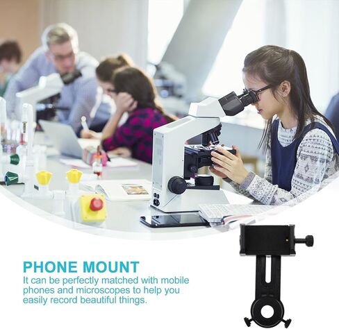 Monocular Photography Adapter for Mobile Phones and Binoculars, Black in Kuwait