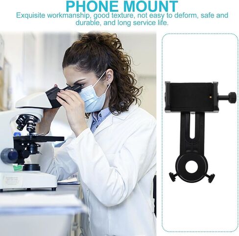 Monocular Photography Adapter for Mobile Phones and Binoculars, Black in Kuwait