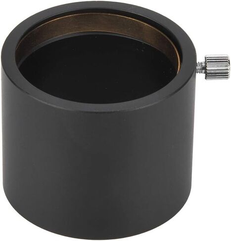 Metal Telescope Mount Adapter, Durable M48-2'' Telescope Adapter for 2 Inch Eyepiece, Astrophotography Filters, Black Aluminum Alloy, Portable in Kuwait