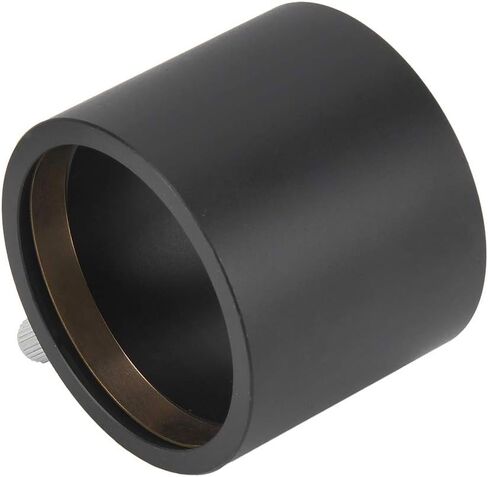 Metal Telescope Mount Adapter, Durable M48-2'' Telescope Adapter for 2 Inch Eyepiece, Astrophotography Filters, Black Aluminum Alloy, Portable in Kuwait