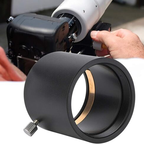 Accurate 2 Inch SCT Astronomical Telescope Adapter with Durable Material for Cassegrain Black Color for Astronomy Enthusiasts in Kuwait