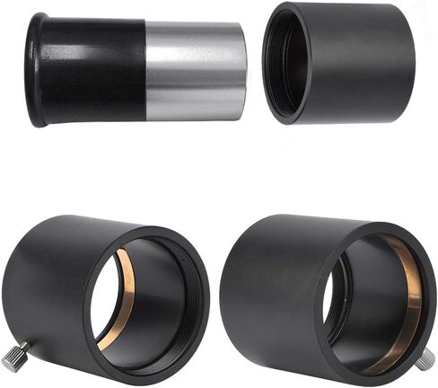 Accurate 2 Inch SCT Astronomical Telescope Adapter with Durable Material for Cassegrain Black Color for Astronomy Enthusiasts in Kuwait