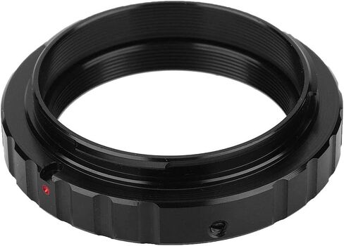 Durable Aluminum Alloy Infinite Focus Telescope Adapter Ring for AF Mount Camera, Easy to Install, Black, 1 Telescope Adapter Ring in Kuwait