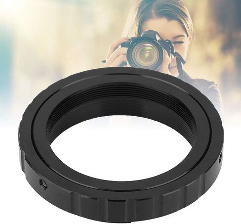Durable Aluminum Alloy Infinite Focus Telescope Adapter Ring for AF Mount Camera, Easy to Install, Black, 1 Telescope Adapter Ring in Kuwait