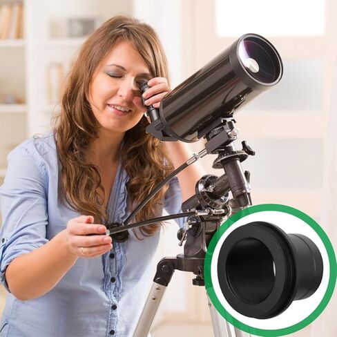 2pcs Stainless Steel 1.25 Inch Telescope Adapter for DSLR Camera Mount in Kuwait