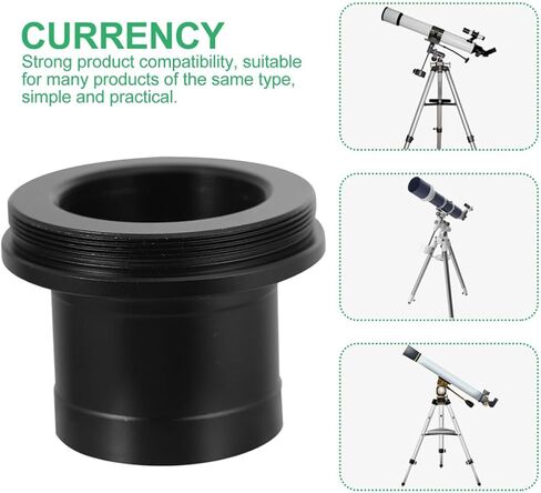 2pcs Stainless Steel 1.25 Inch Telescope Adapter for DSLR Camera Mount in Kuwait