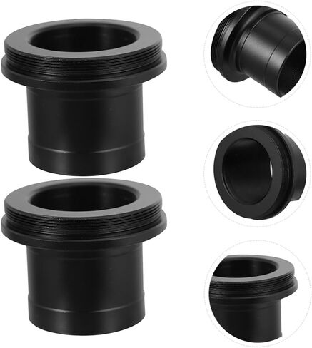 2pcs Stainless Steel 1.25 Inch Telescope Adapter for DSLR Camera Mount in Kuwait