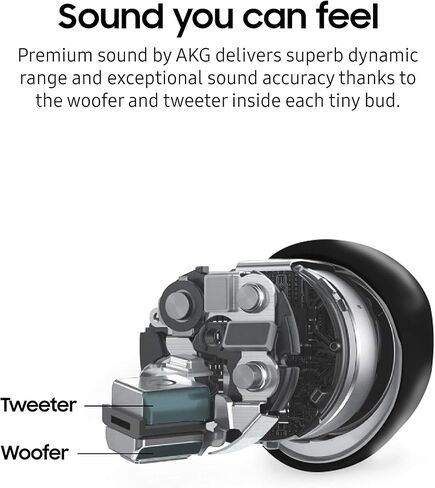Samsung Galaxy Buds+ True Wireless Earbud Headphones - Black (Renewed) in Kuwait