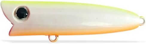 Pack of 10 Popper Fishing Lure 6cm/6g Artificial Hard Baits Without Hooks Topwater Popper Saltwater Fishing Bait for Bass Pike in Kuwait