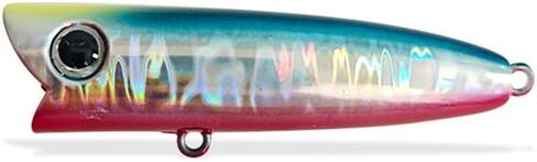 Pack of 10 Popper Fishing Lure 6cm/6g Artificial Hard Baits Without Hooks Topwater Popper Saltwater Fishing Bait for Bass Pike in Kuwait