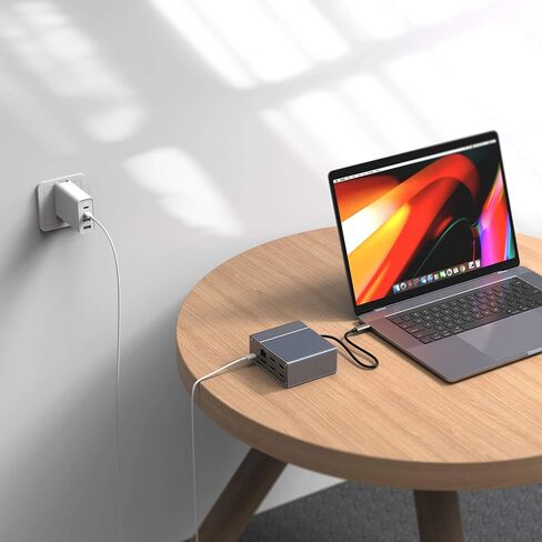Hyper Drive USB C Docking Station, Laptop 12in1 USB-C GEN2 Dock for Mac Win, Triple Monitor 4K60Hz HDMI DP USB 3.1 PD100W in Kuwait