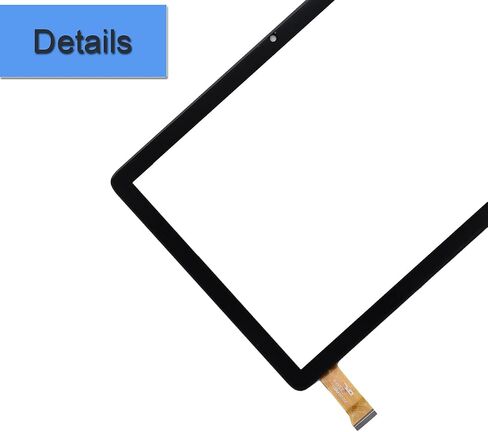Front Glass Touch Panel Digitizer (Without LCD Display) Compatible with Vasoun TAB 12 L10 Tablet TP Touch 10.1 inch with Tools in Kuwait