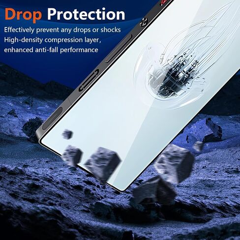 (3 Pack) for ZTE Nubia Red Magic 10 Pro/10 Pro+/10 Air/10S Pro/10S Pro+ Screen Protector,Tempered Glass flim,9H Hardness,Anti-Scratch, Case Friendly, Bubble Free,HD Clear in Kuwait