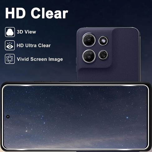 [3+3 Pack] Moto G Power 2026 Screen Protector + Camera Lens Protector in Kuwait