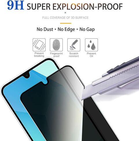 2 Pack Privacy Screen Protector for Samsung Galaxy A16 5G in Kuwait