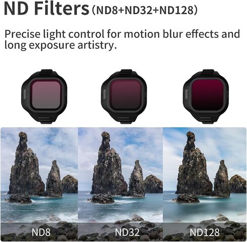 Haida NanoPro Filter Kit for DJI Mini 5 Pro (CPL+ ND8+ND32+ND128) in Kuwait