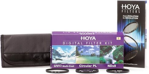 Hoya 58mm Digital Filter Kit w/UV, Circular Polarizer, NDX8 in Kuwait
