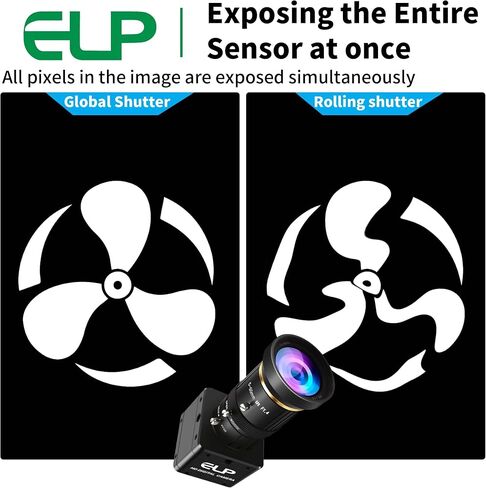 Global Shutter USB Camera, High Speed 5MP 60FPS Manual Zoom USB3.0 Webcam in Kuwait