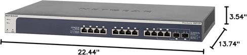 NETGEAR ProSAFE XS712T 12-Port 10GBase-T Gigabit Smart Managed Switch (XS712T-100NES) in Kuwait