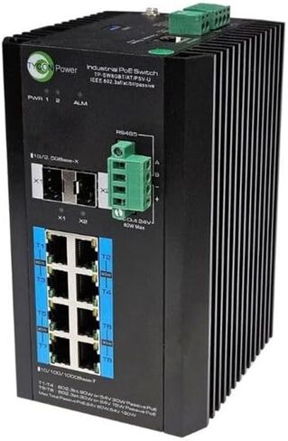 TP-SW8GBT/AT/PSV-U 8 Port Managed Gigabit Switch, 12-57VDC in, 802.3at/bt and Passive PoE Out, 2X SFP in Kuwait