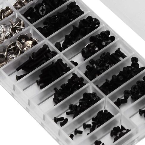 CHICIRIS Computer Screws Kit, 360pc M2 M2.5 M3 Alloy Steel Cross Screw Assortment in Kuwait