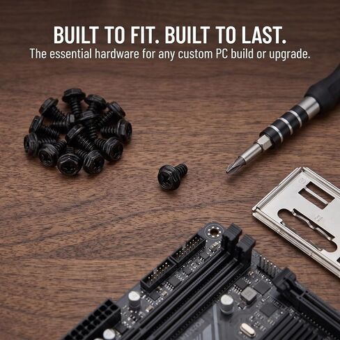 500pcs Black 6-32 Cross Recessed Computer Case Screws in Kuwait