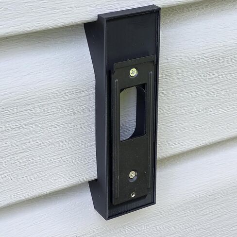 No-Drill 4.5" Dutch Lap Siding Mount Bracket Compatible with Ring Battery Doorbell Pro (Newest Model), Retinal 4K. 3D Printed in Kuwait