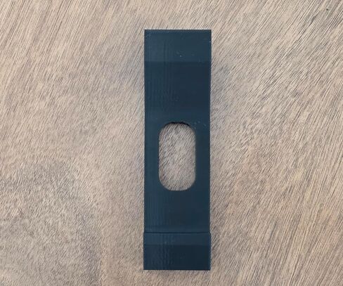 No-Drill 4.5" Dutch Lap Siding Mount Bracket Compatible with Ring Battery Doorbell Pro (Newest Model), Retinal 4K. 3D Printed in Kuwait