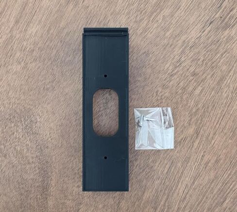 No-Drill 4.5" Dutch Lap Siding Mount Bracket Compatible with Ring Battery Doorbell Pro (Newest Model), Retinal 4K. 3D Printed in Kuwait